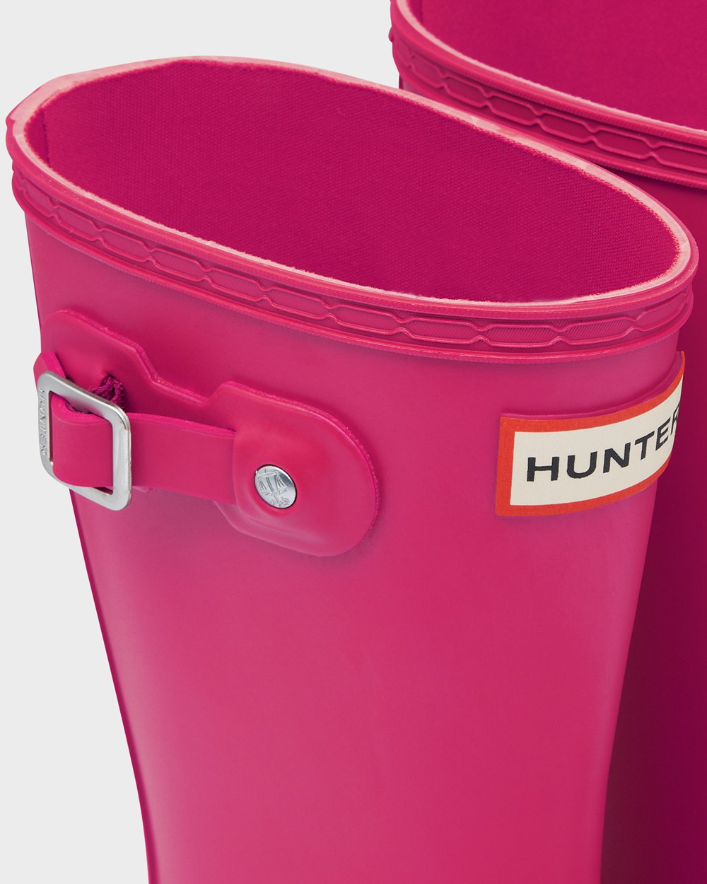 Galochas Hunter Criança Luz Rosa - Original Big - 10HOAWEXR